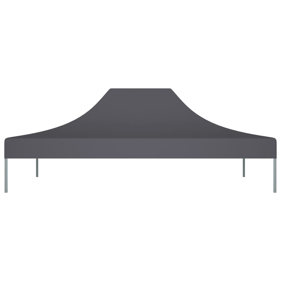 Partytentdak 270 G/M² 4 x 3 m Antraciet