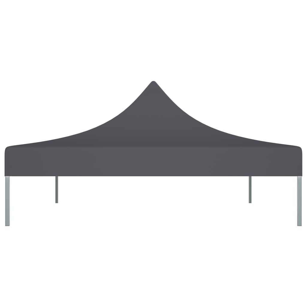 Partytentdak 270 G/M² 4 x 3 m Antraciet