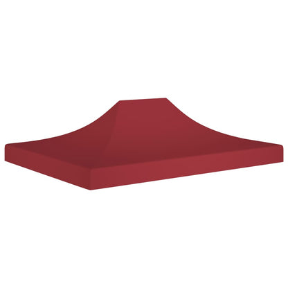Partytentdak 270 G/M² 4 x 3 m Bordeauxrood