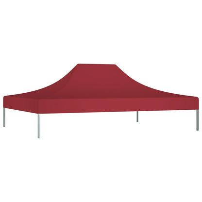 Partytentdak 270 G/M² 4 x 3 m Bordeauxrood