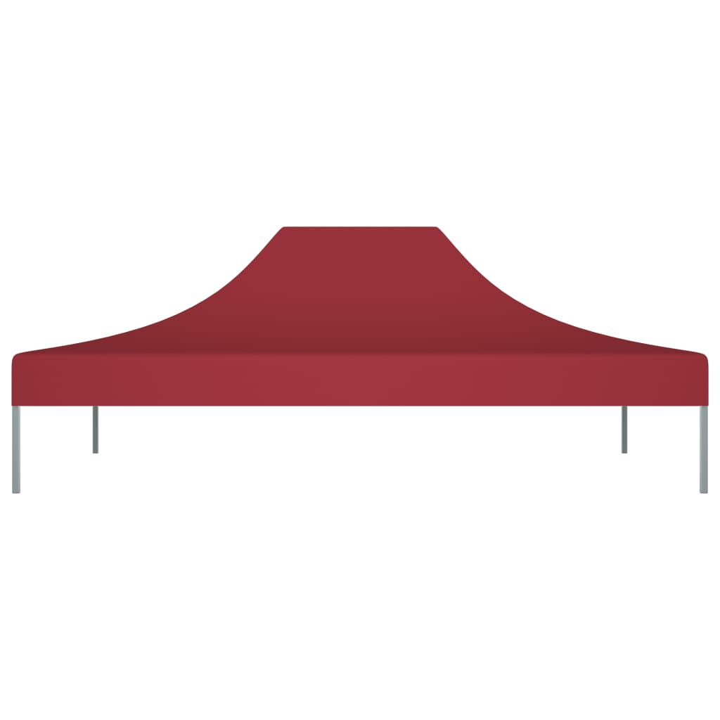 Partytentdak 270 G/M² 4 x 3 m Bordeauxrood