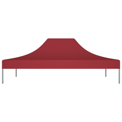 Partytentdak 270 G/M² 4 x 3 m Bordeauxrood