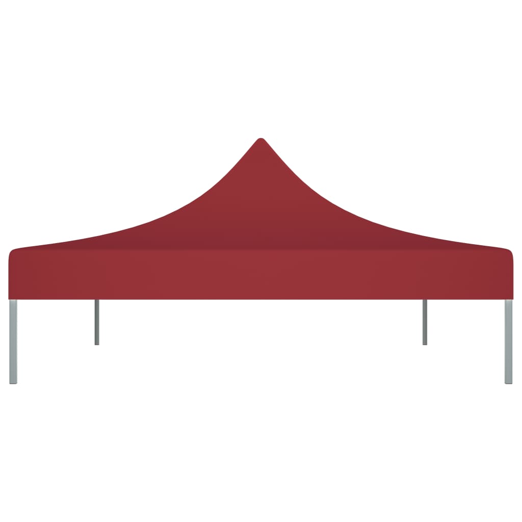 Partytentdak 270 G/M² 4 x 3 m Bordeauxrood