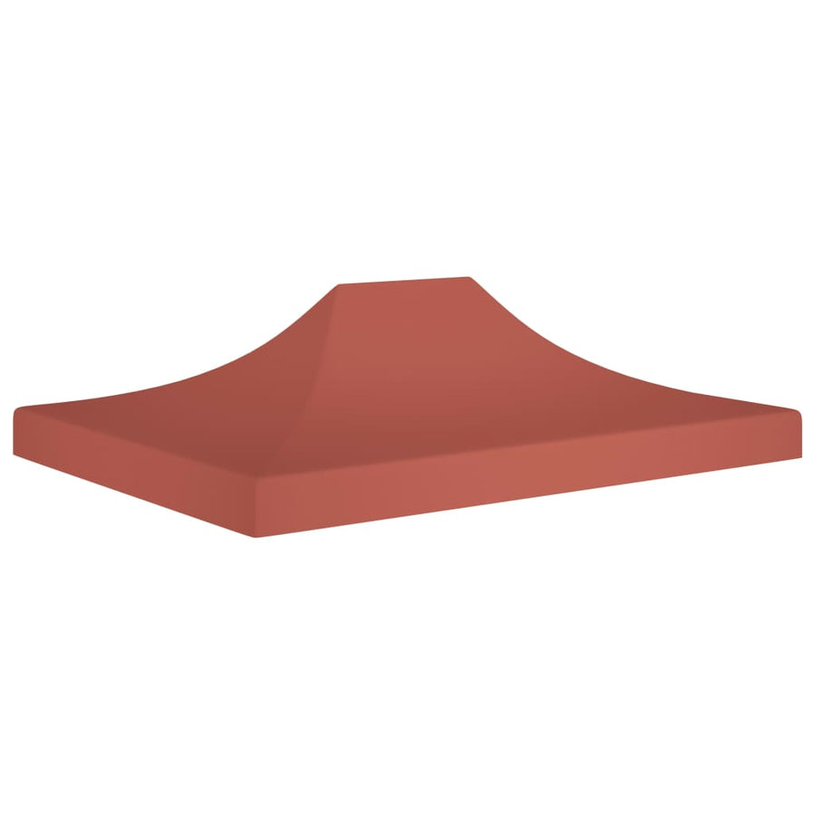 Partytentdak 270 G/M² 4 x 3 m Terracotta