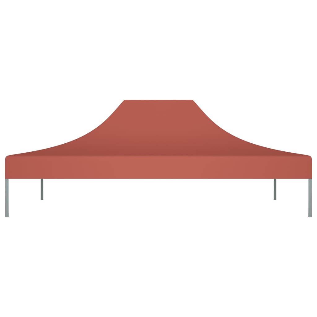 Partytentdak 270 G/M² 4 x 3 m Terracotta