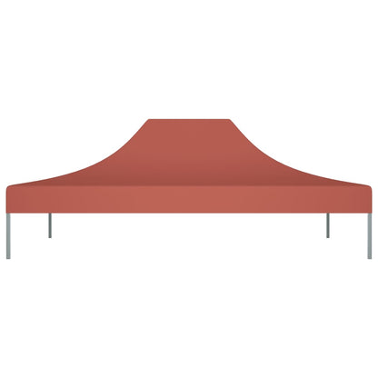Partytentdak 270 G/M² 4 x 3 m Terracotta