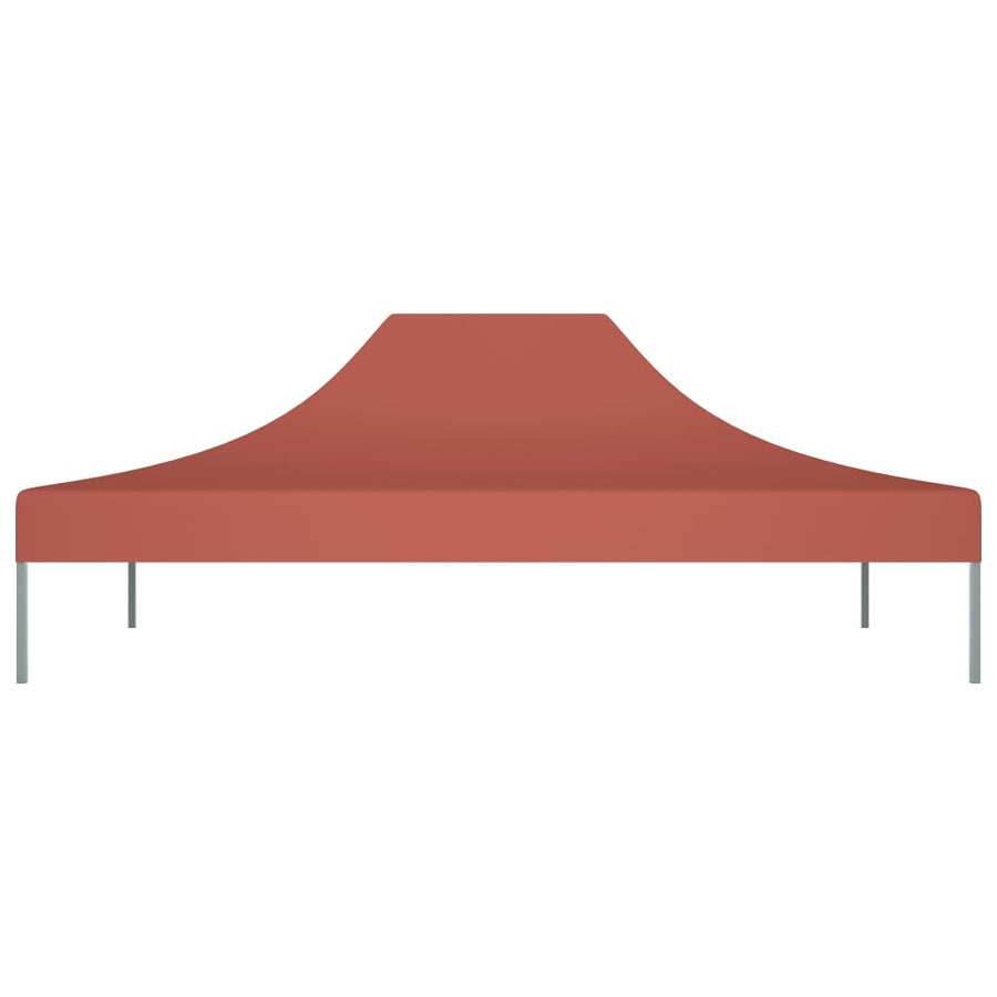 Partytentdak 270 G/M² 4 x 3 m Terracotta