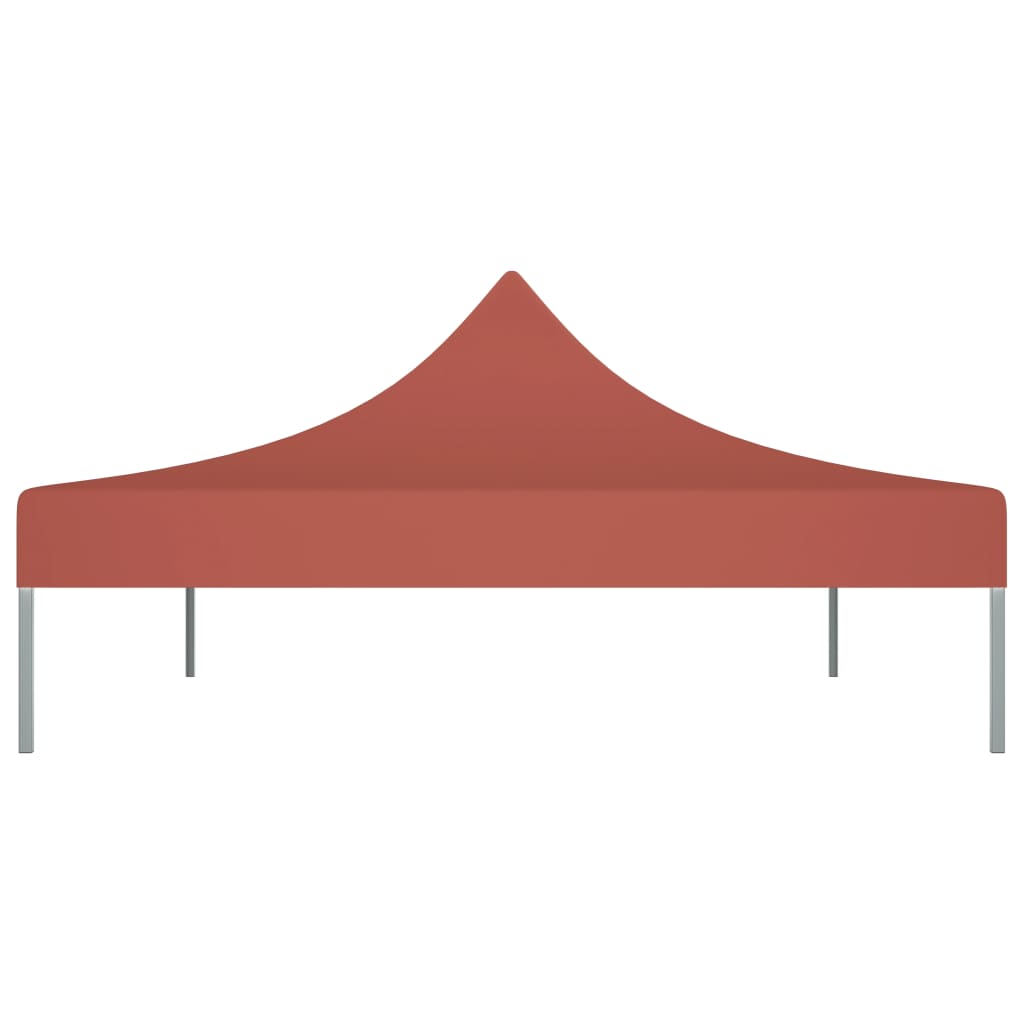 Partytentdak 270 G/M² 4 x 3 m Terracotta