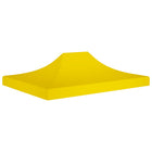 Partytentdak 4x3 m geel 270 g/m²