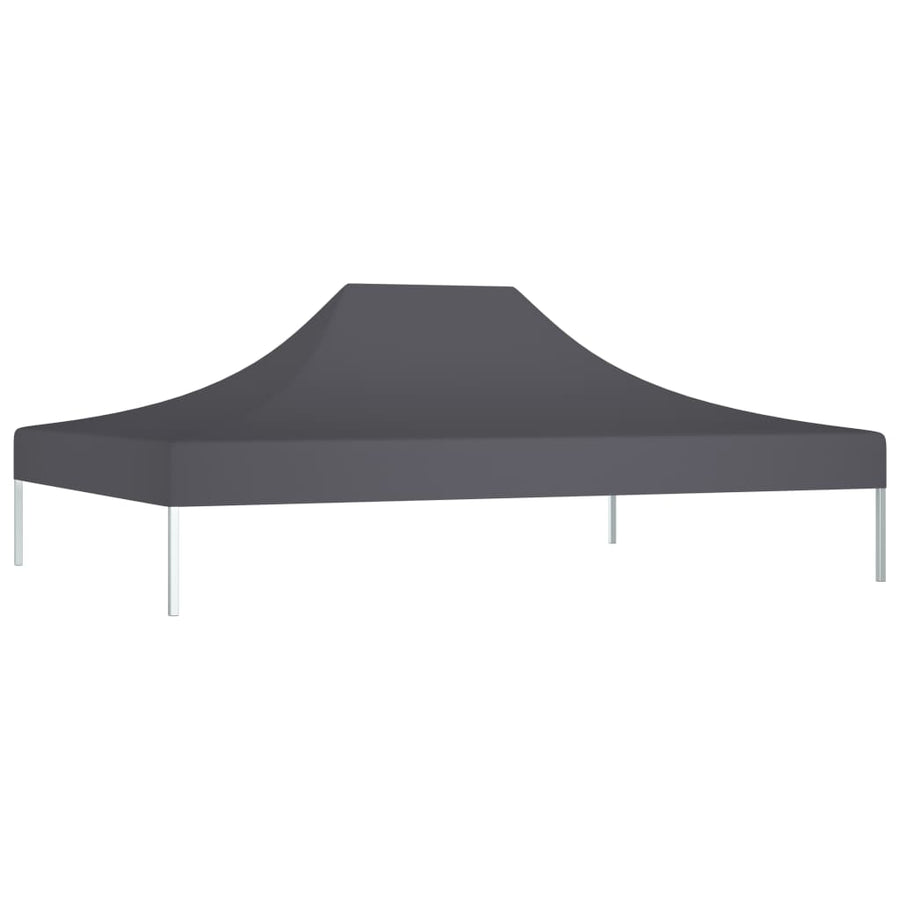 Partytentdak 270 G/M² 4,5X3 M Kleurig 4.5 x 3 m Antraciet