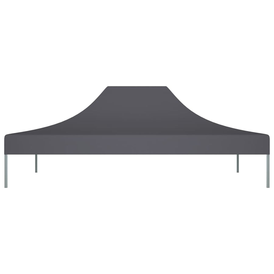 Partytentdak 270 G/M² 4,5X3 M Kleurig 4.5 x 3 m Antraciet