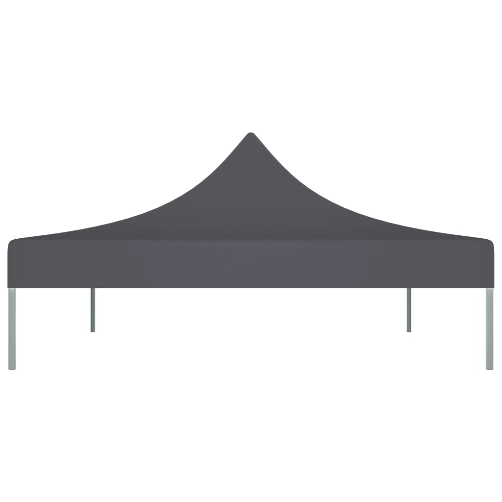 Partytentdak 270 G/M² 4,5X3 M Kleurig 4.5 x 3 m Antraciet