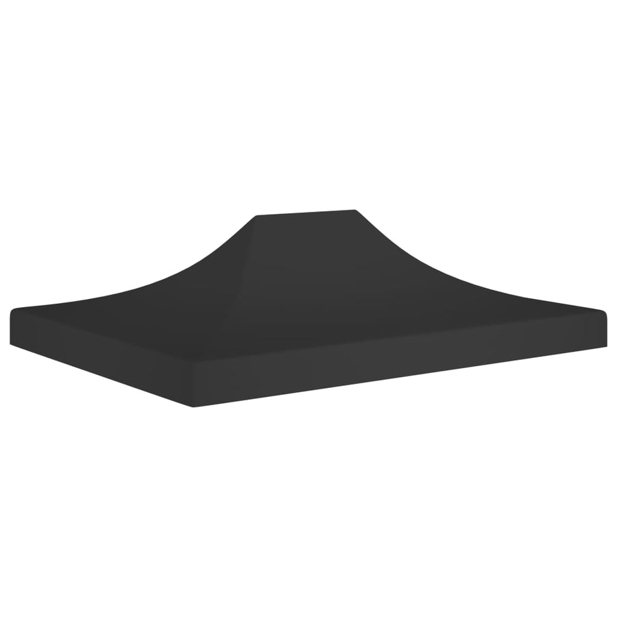 Partytentdak 270 G/M² 4,5X3 M 4.5 x 3 m Zwart