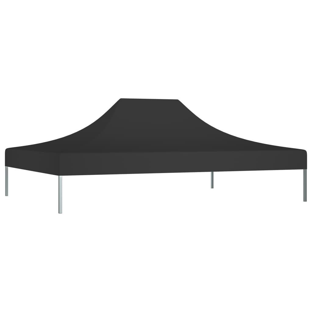 Partytentdak 270 G/M² 4,5X3 M 4.5 x 3 m Zwart