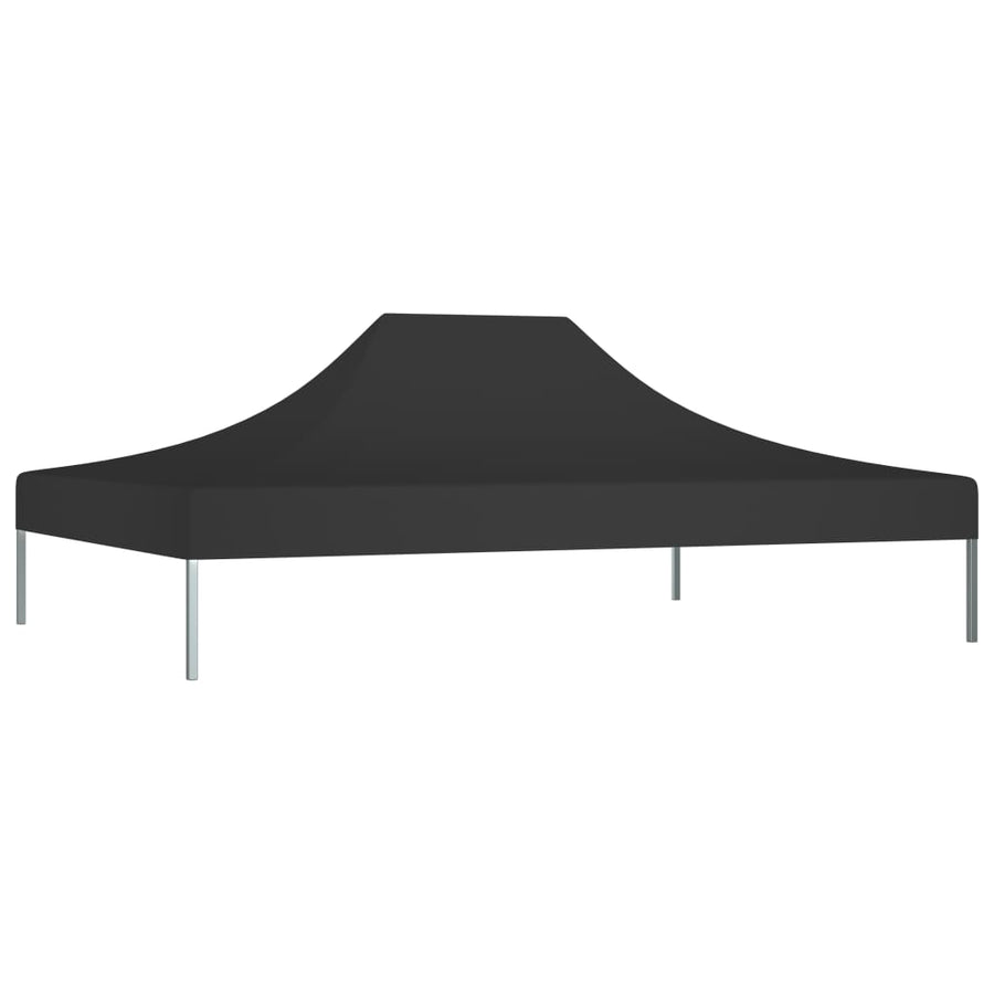 Partytentdak 270 G/M² 4,5X3 M 4.5 x 3 m Zwart