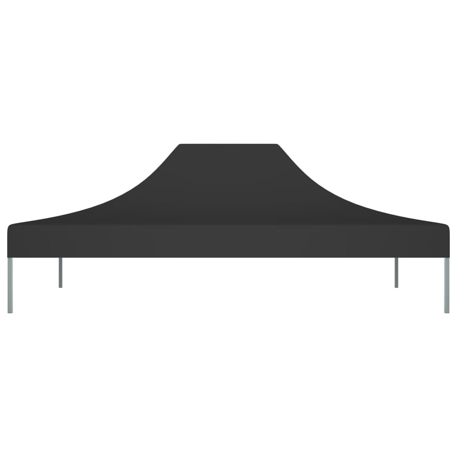 Partytentdak 270 G/M² 4,5X3 M 4.5 x 3 m Zwart