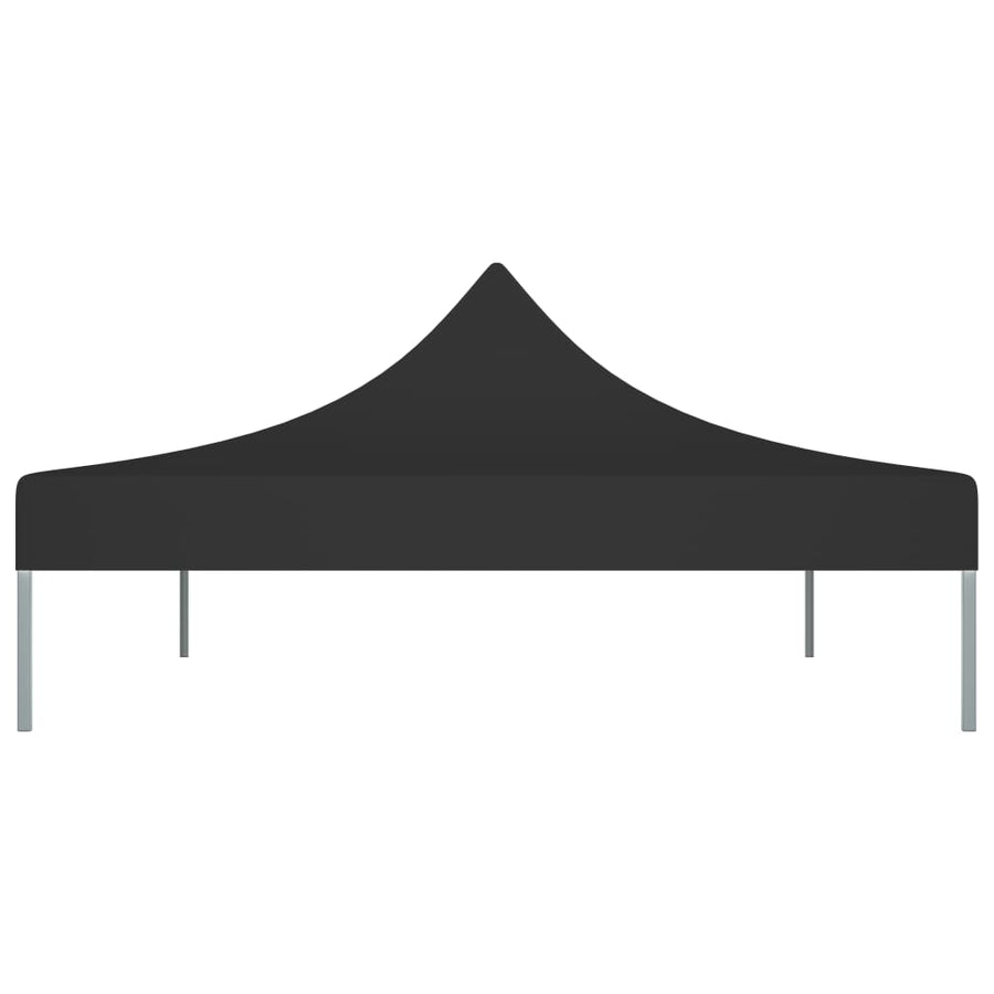 Partytentdak 270 G/M² 4,5X3 M 4.5 x 3 m Zwart