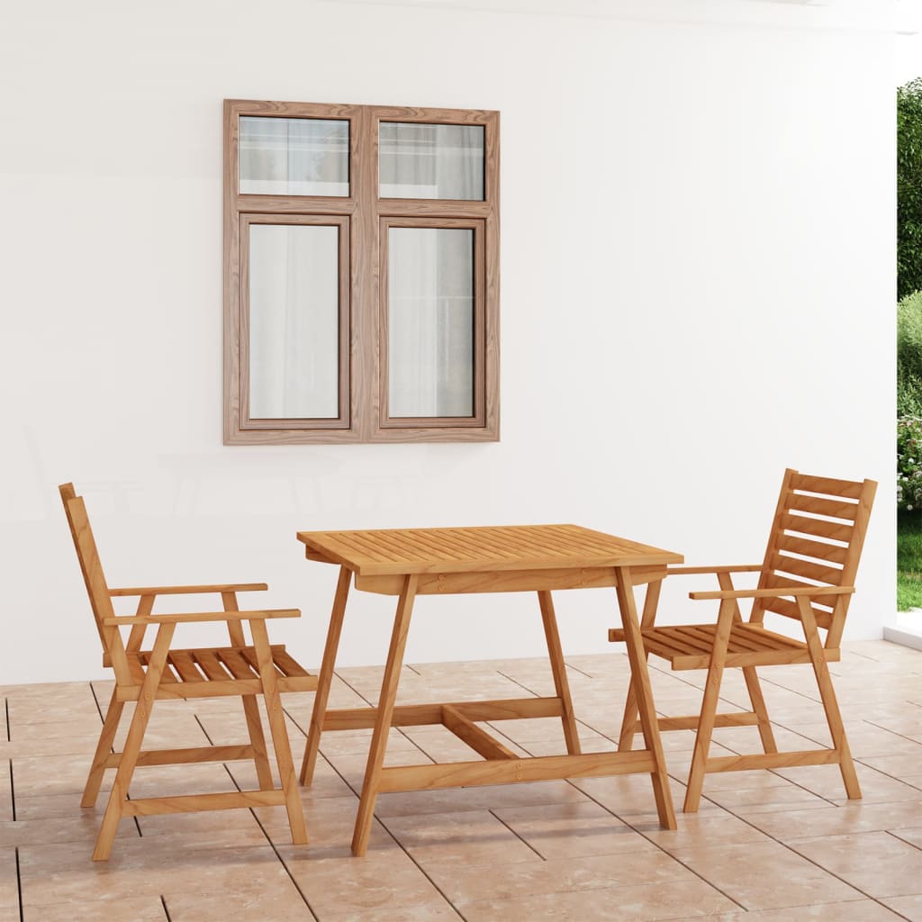 3-Delige Tuinset Massief Acaciahout 2