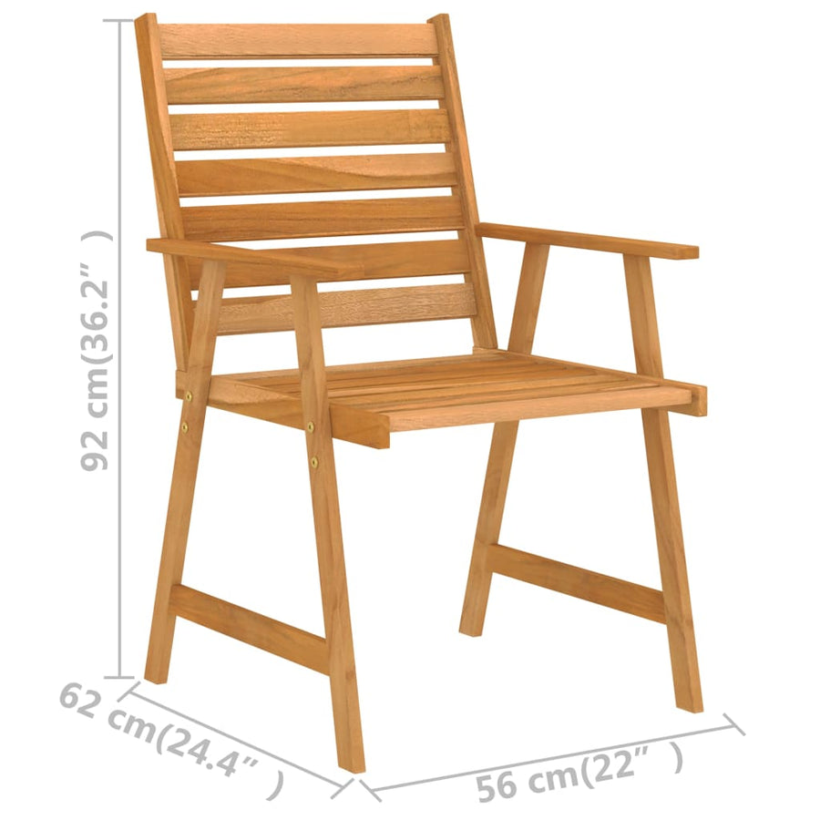 5-Delige Tuinset Massief Acaciahout 4