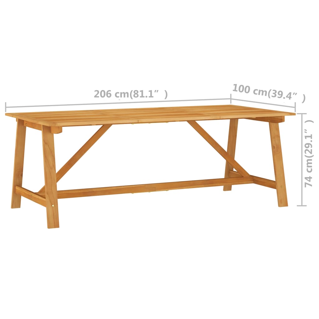 7-Delige Tuinset Massief Acaciahout 6