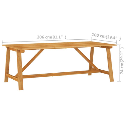 7-Delige Tuinset Massief Acaciahout 6
