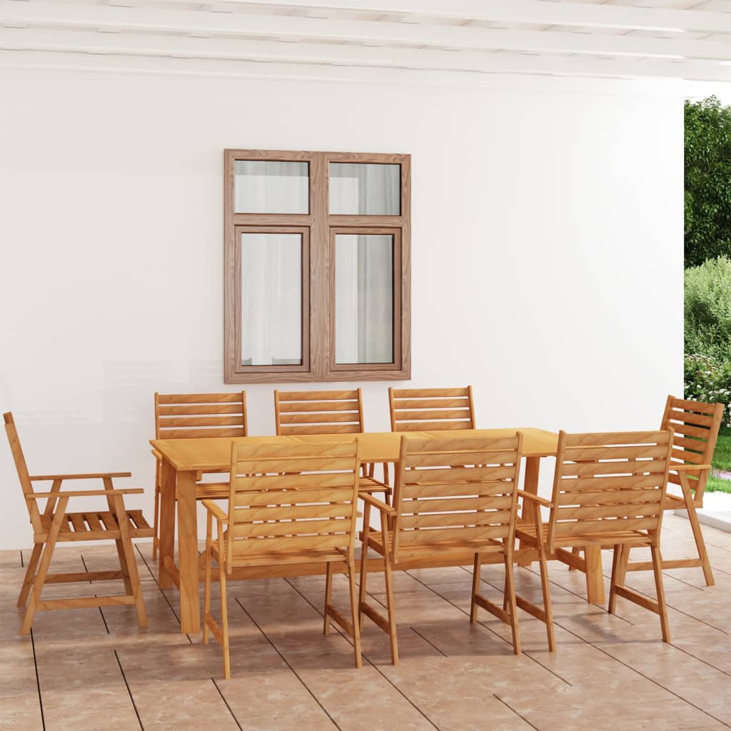 9-Delige Tuinset Massief Acaciahout 8