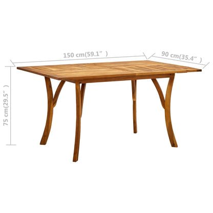 7-Delige Tuinset Massief Acaciahout 7