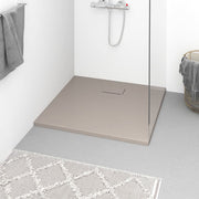 Douchebak 90x80 cm SMC bruin leisteen