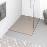 Douchebak 100x70 cm SMC bruin anti-slip