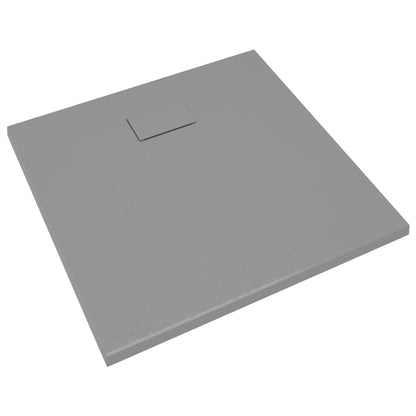 Douchebak 90x80 cm SMC grijs 90 x 80 cm Grijs