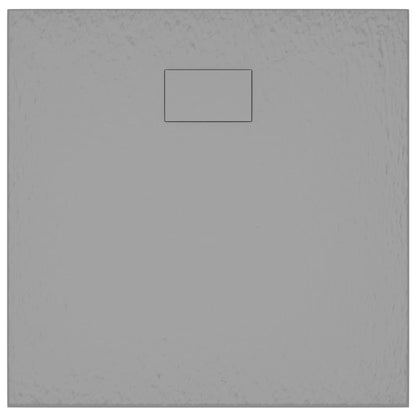 Douchebak 90x80 cm SMC grijs 90 x 80 cm Grijs