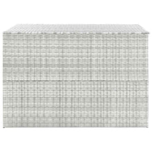Tuinbox 150x100x100 cm poly rattan lichtgrijs