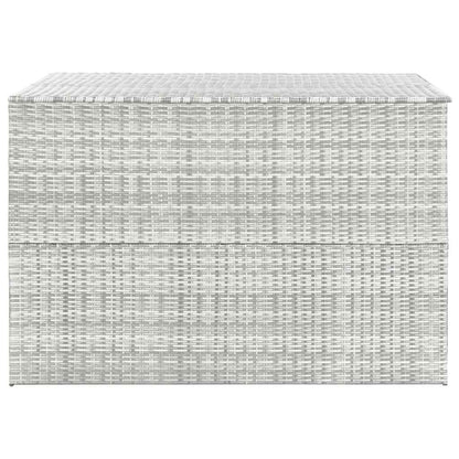 Tuinbox 150x100x100 cm poly rattan lichtgrijs