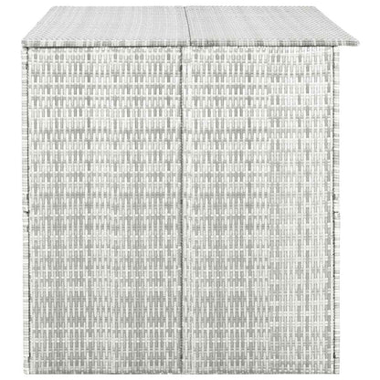 Tuinbox 150x100x100 cm poly rattan lichtgrijs