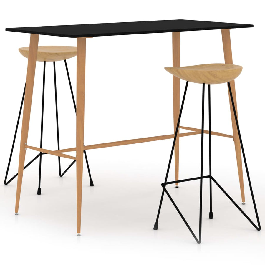 3-Delige Barset Zwart