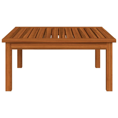 2-Delige Loungeset Met Kussens Massief Acaciahout Middenbank + salontafel