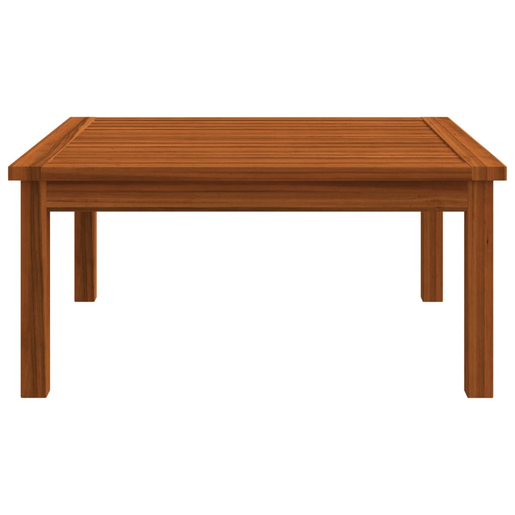 2-Delige Loungeset Met Kussens Massief Acaciahout Middenbank + salontafel