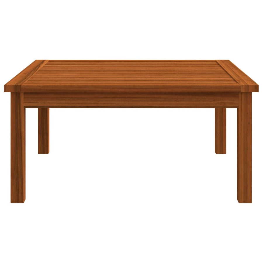 2-Delige Loungeset Met Kussens Massief Acaciahout Middenbank + salontafel
