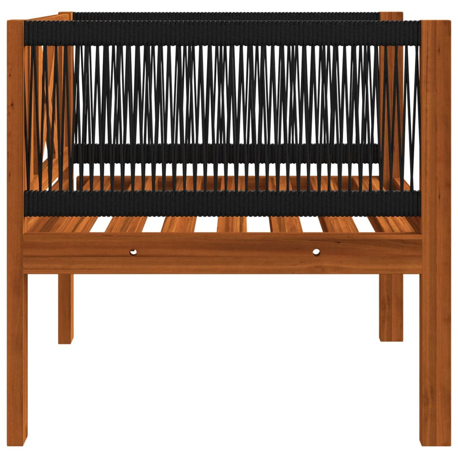 Tuinstoel Met Kussen Massief Acaciahout Fauteuil