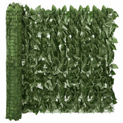 Balkonscherm 300x75 cm groen bladeren