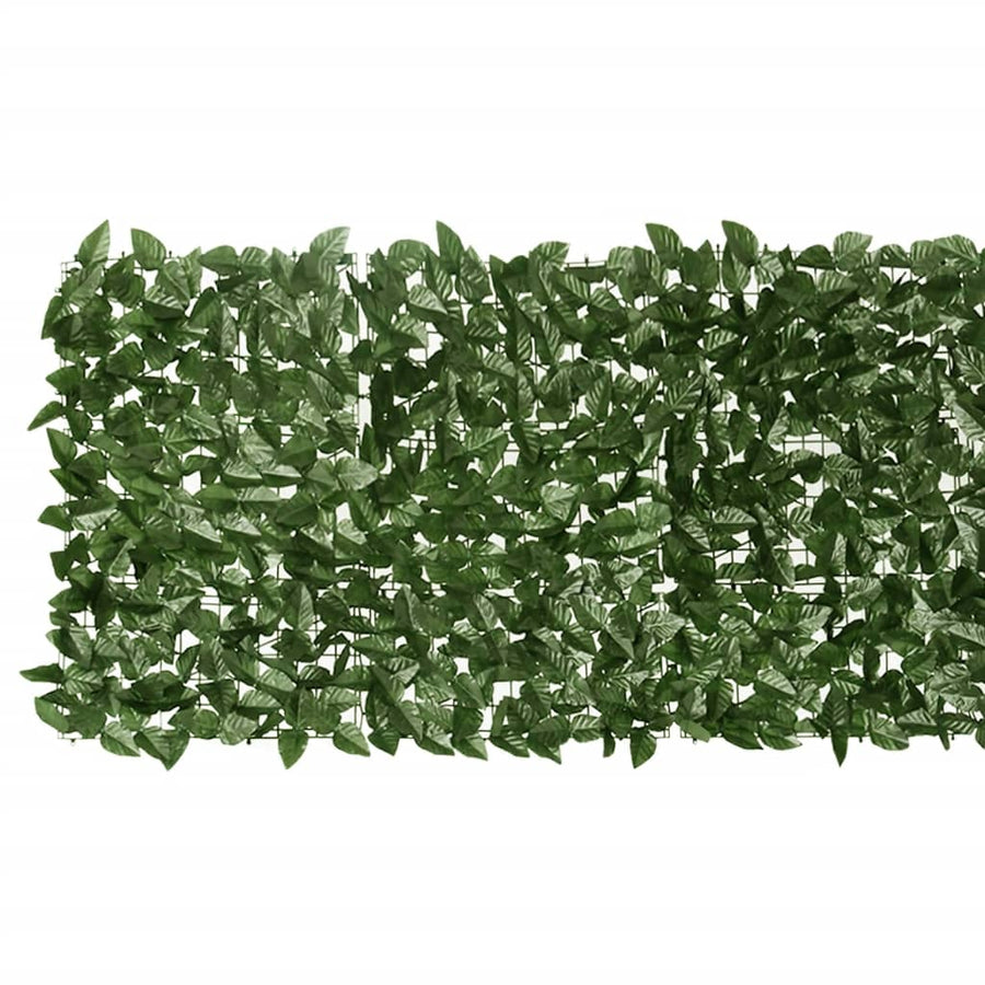 Balkonscherm Met E Bladeren 300 x 75 cm Donkergroen