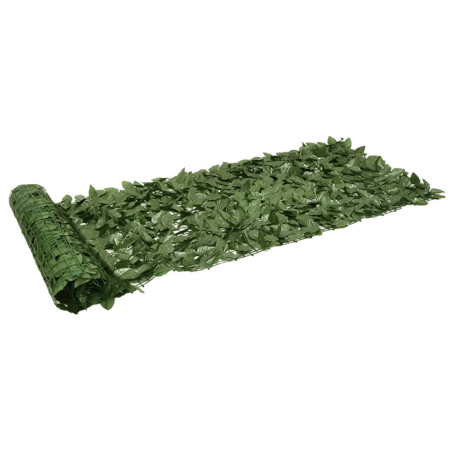 Balkonscherm Met E Bladeren 400 x 75 cm Donkergroen
