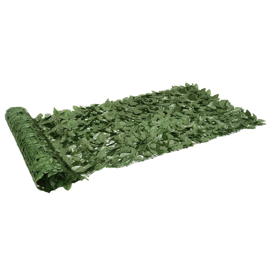 Balkonscherm Met E Bladeren 300 x 100 cm Donkergroen
