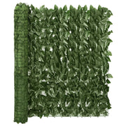 Balkonscherm 600x100 cm donkergroen bladeren