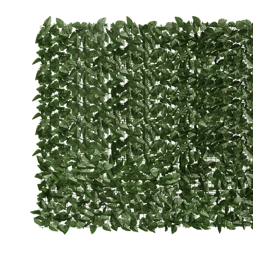Balkonscherm Met E Bladeren 600 x 150 cm Donkergroen