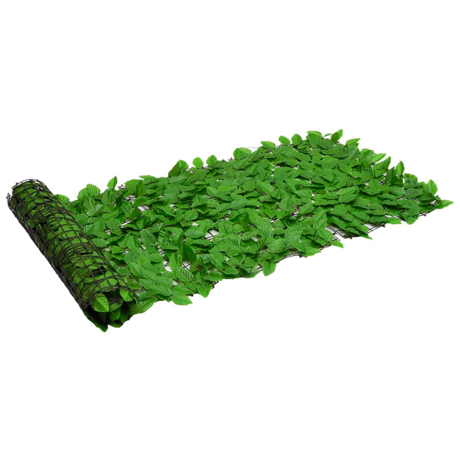 Balkonscherm Met E Bladeren 500 x 75 cm Groen