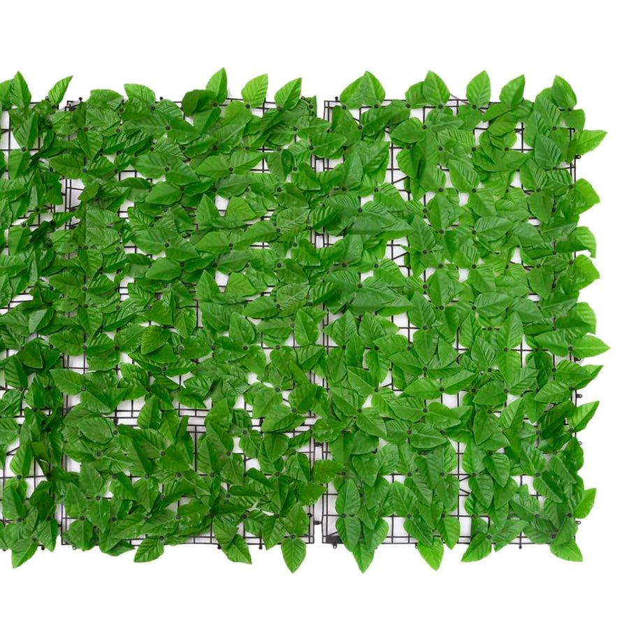 Balkonscherm Met E Bladeren 400 x 100 cm Groen