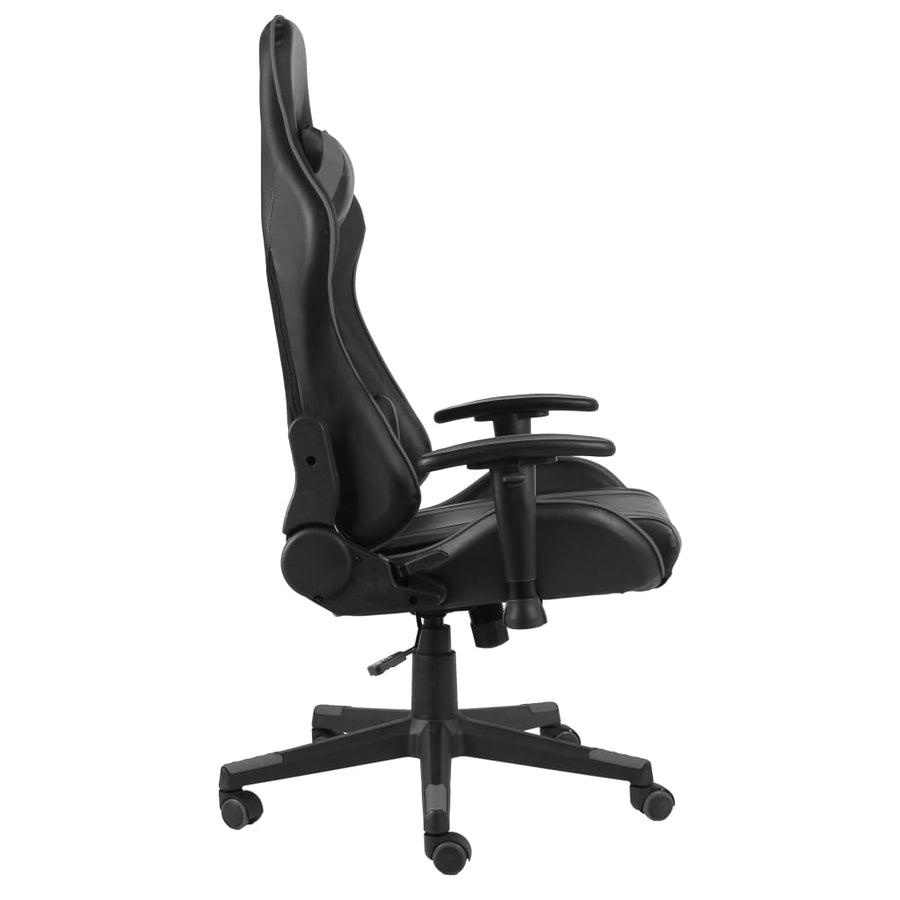 Gamestoel Draaibaar Pvc Grijs Zonder voetensteun