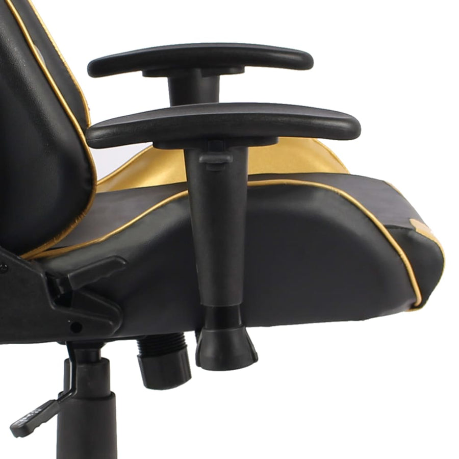 Gamestoel Draaibaar Pvc Kleurig Goud Zonder voetensteun