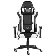 Gaming chair swivel PVC white